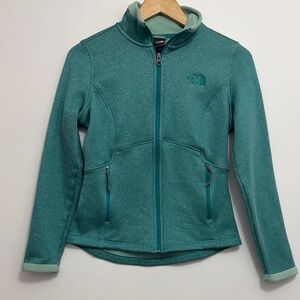 The North Face Women's Teal Full-Zip Hoodie
